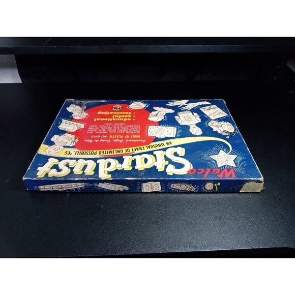 Antique 1939 Walco Toys STARDUST Craft Kit RARE plastic glitter indian logo Vtg - Picture 12 of 13